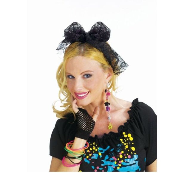 Fun World Black Lace Headband - Picture 4 of 6